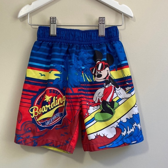 Disney Mickey Mouse Toddler Boys Swim Trunks Size 3T - Picture 1 of 4